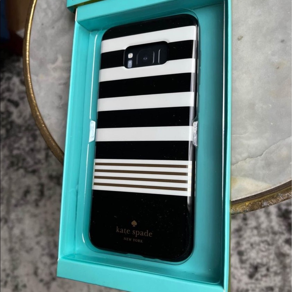 Kate Spade New York Samsung Galaxy S8+ Striped Phone Case NEW!KSSA-035-STBWG - Picture 7 of 10